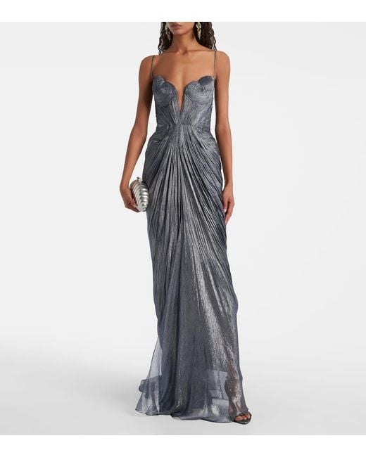 Abito Lungo Cecilia di Maria Lucia Hohan in Blue