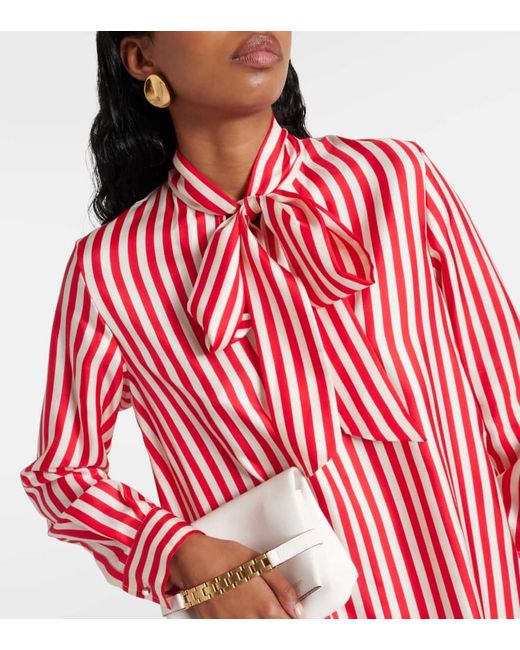 Abito Lungo Faesite di Max Mara in Red