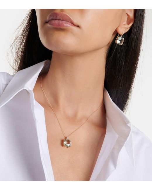 Mateo White 14Kt Necklace With Amethyst And Diamonds