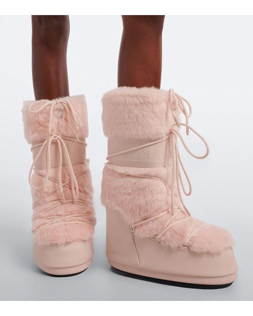 Moon Boot Pink Icon Snow Boots
