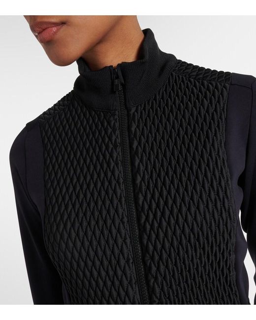 Fusalp Black High-neck Zipped Jacket