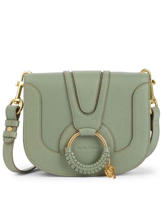 See By Chloé Hana Medium Leather Shoulder Bag in Green - Lyst