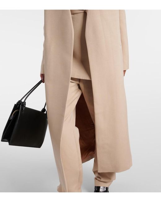 TOVE Natural Allegra Cotton-Blend Coat