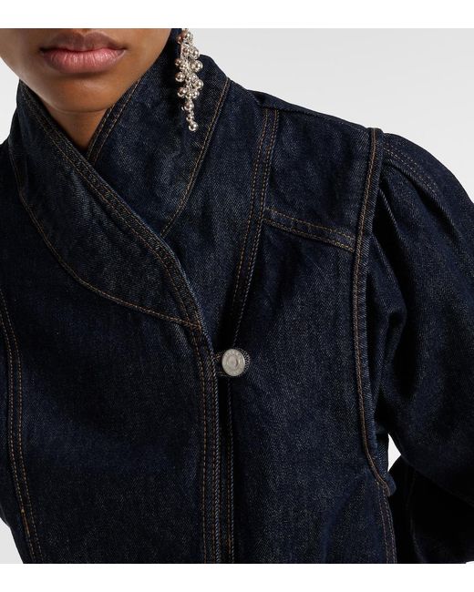 Isabel Marant Blue Dolie Denim Jacket