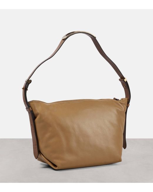 Isabel Marant Brown Leyden Leather Shoulder Bag