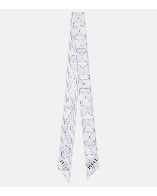Sciarpa di Emilio Pucci in White