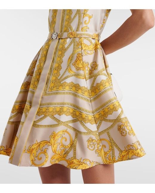 Versace 'La Coupe Des Dieux' Dress in Yellow | Lyst UK