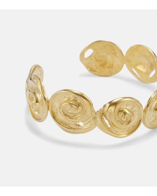 YSSO Metallic Cote 24Kt-Plated Cuff Bracelet