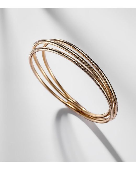 STONE AND STRAND Metallic Liquid Stretch 14Kt Bracelet