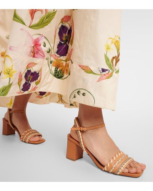 Ulla Johnson Brown Sandalen Sofia Aus Leder
