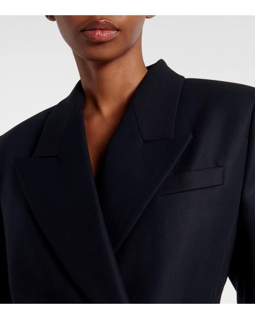 Robe Blazer En Coton Alaïa en coloris Blue
