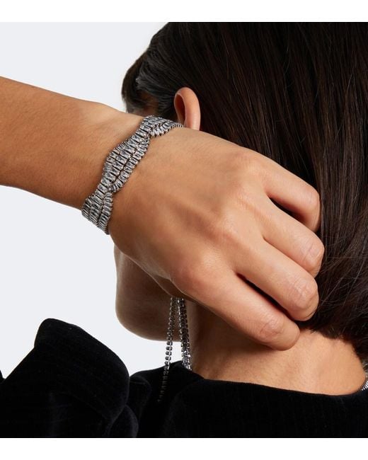Isabel Marant White Cara Embellished Bracelet