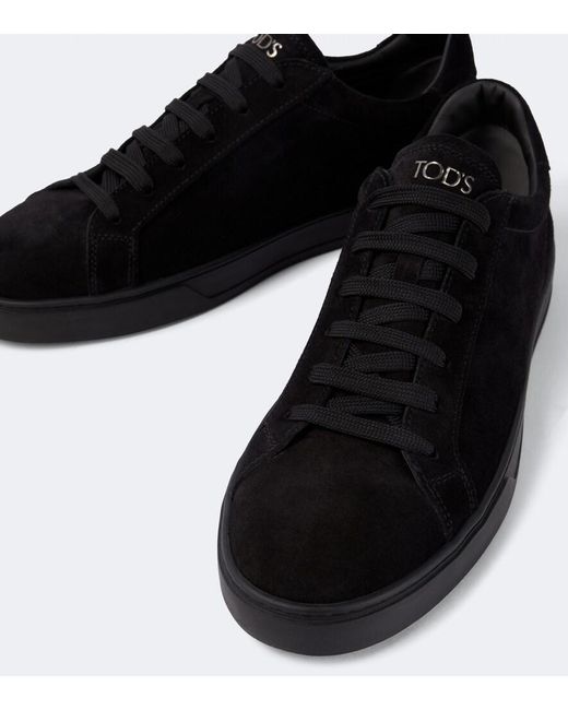 Tod's Black Suede Sneakers for men