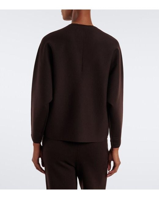 Max Mara Black Wool-Blend Sweater