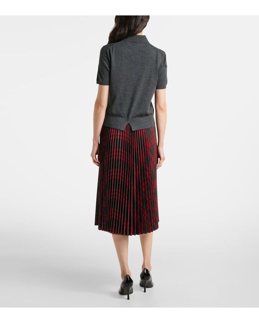 Polo De Algodon Burberry de color Gray