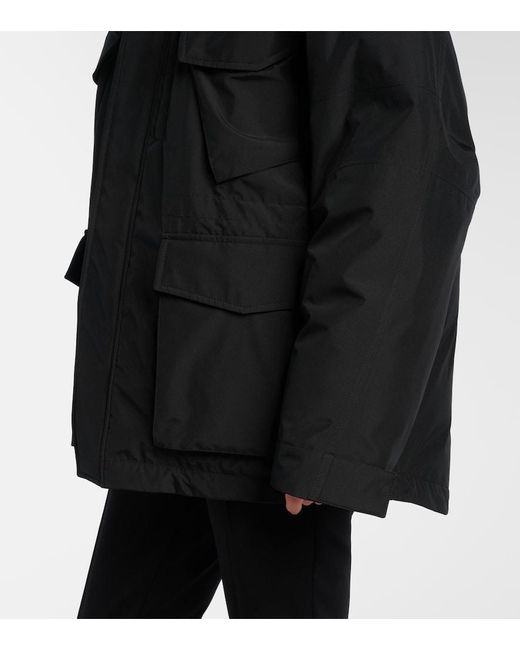 Saint Laurent Black Technical Canvas Down Ski Jacket