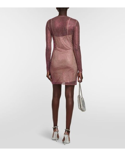 Stella McCartney Brown Sequined Minidress