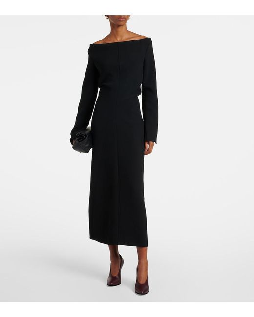 Proenza Schouler Black Yara Midi Dress