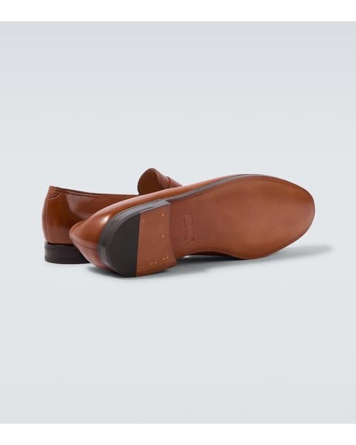 John Lobb Loafers Lopez Aus Leder in Brown für Herren