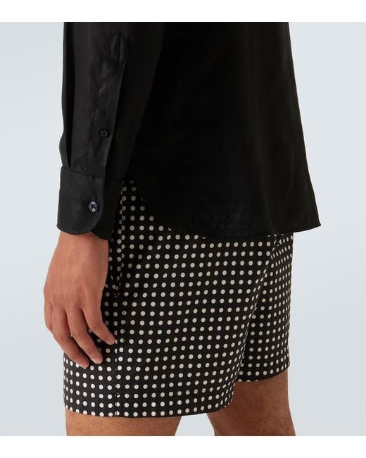 Tom Ford Black Gabardine Shirt for men