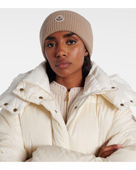 Moncler Brown Muetze Aus Schurwolle