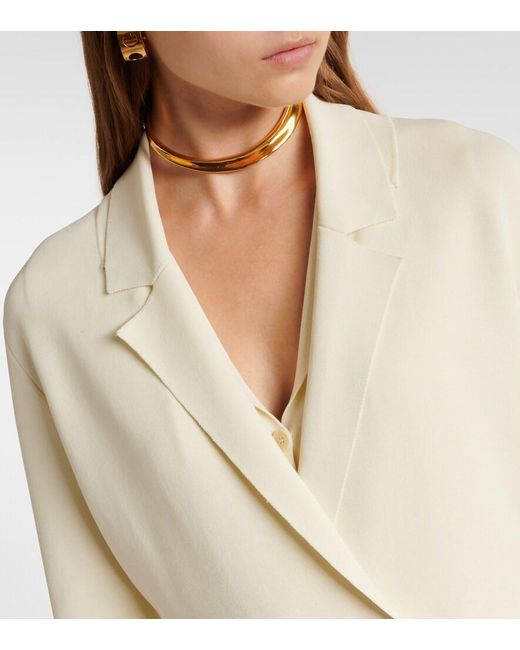 Joseph Natural Milano Double-Breasted Blazer