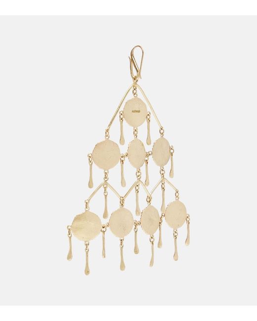 ALÉMAIS Metallic Le Jardin Drop Earrings