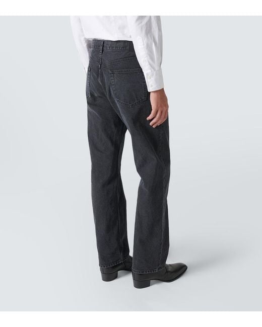 Saint Laurent Gray Straight Jeans for men