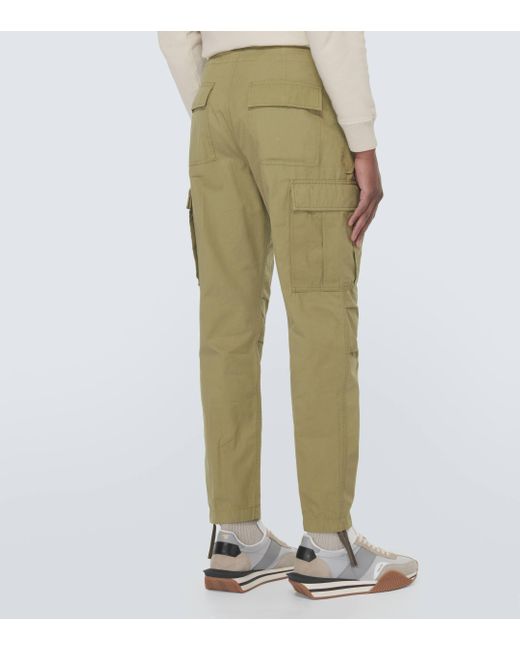 Pantalon cargo Enzyme en coton Tom Ford pour homme en coloris Green