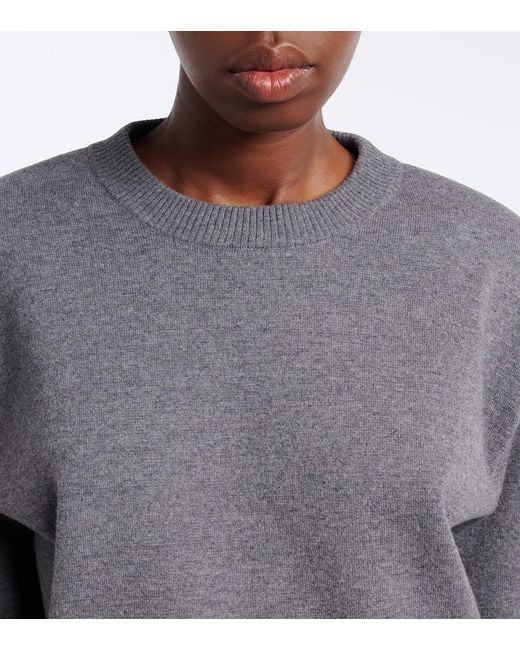 Rohe Gray Wool And Cashmere-Blend Sweater