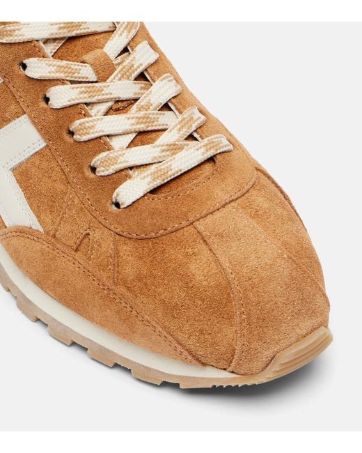 Hogan Brown 86Er Suede Sneakers