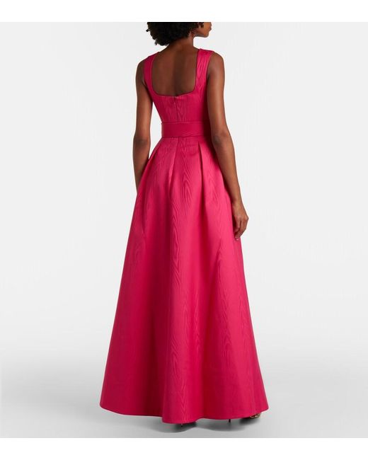 Rebecca Vallance Red Rosalia Taffetta Bustier Gown