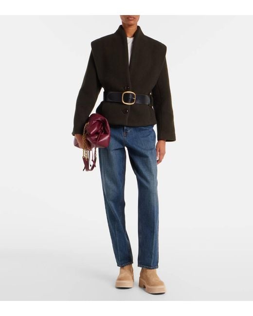 Bogner Natural Turin Shearling-Trimmed Suede Ankle Boots