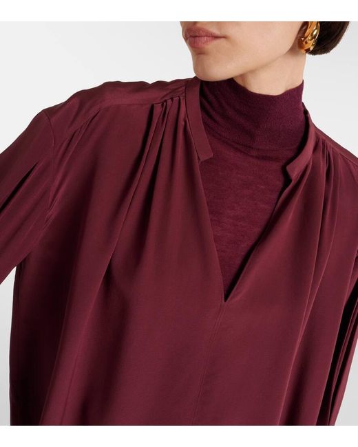 Joseph Purple Top Blondel Aus Seide