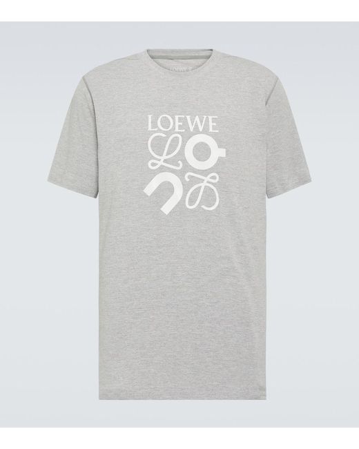 Loewe X On T-Shirt Active aus Jersey in White für Herren