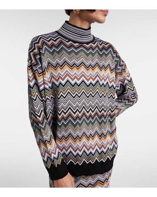 Missoni Gray Zigzag Sweater