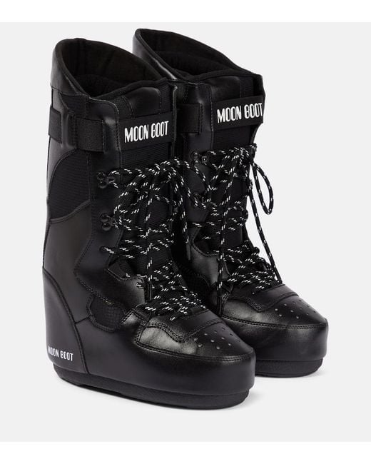 Botas de nieve Sneaker High Moon Boot de color Black