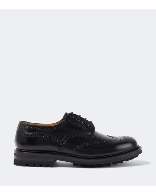 Church's Black Mcpherson Lw Leather Brogues for men