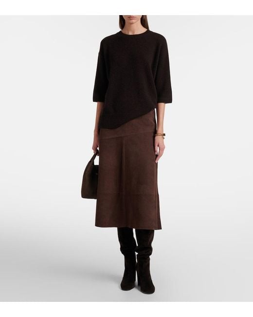 Lisa Yang Black Camille Cashmere Top