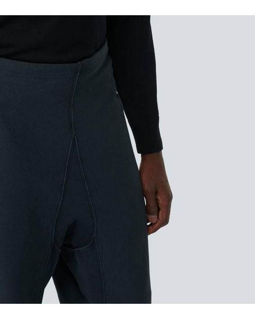 Pantalones Rectos De Algodon Maison Margiela de hombre de color Blue