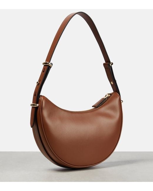 Prada Brown Arquè Small Leather Bags