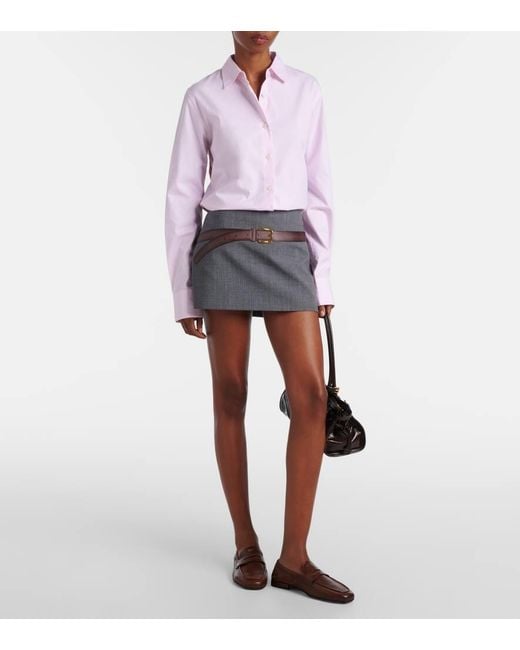 Prada Brown Loafers Aus Leder