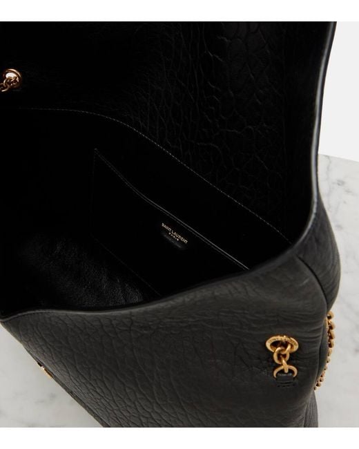 Borsa A Spalla Cassandre Xxl di Saint Laurent in Black