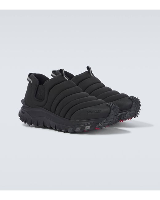 Moncler Black Trailgrip Apres Sneakers for men