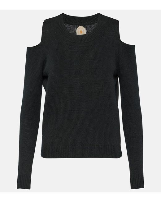 Jersey de lana y cachemir con aberturas Jardin Des Orangers de color Black