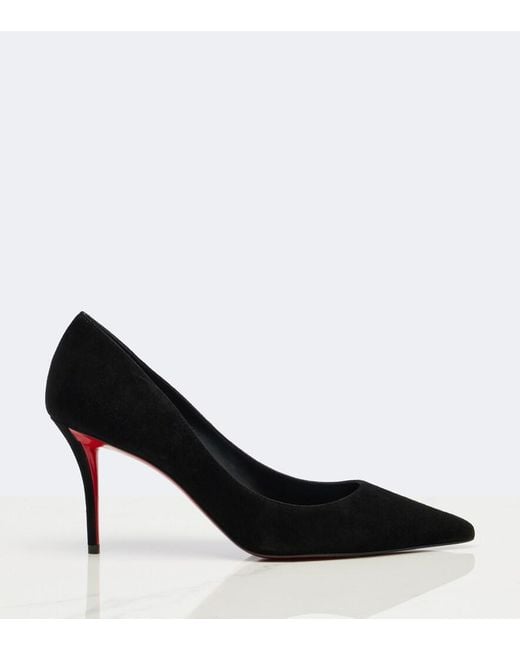 Christian Louboutin Black Miss Z Suede Pumps