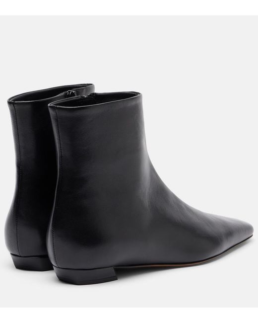 Proenza Schouler Black Leather Ankle Boots