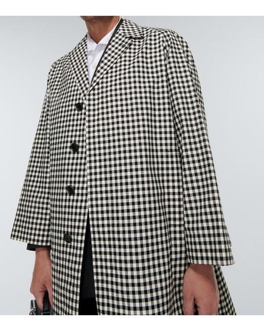 Prada Mantel Aus Baumwolle in White für Herren