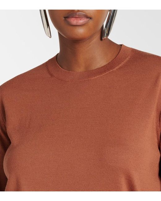 Dries Van Noten Brown Wool Sweater