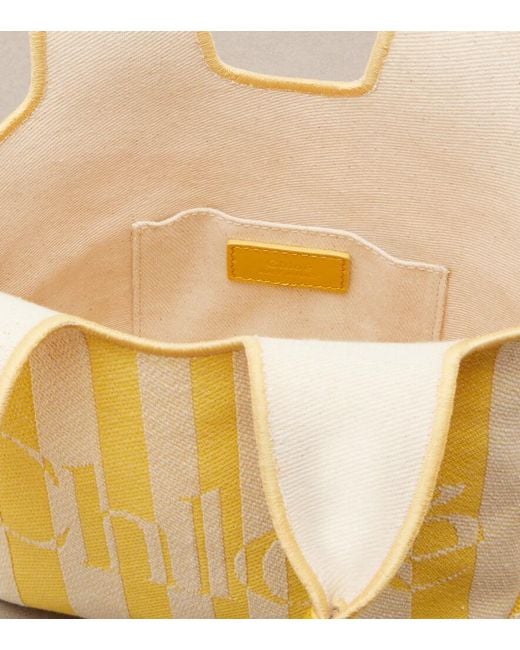 Borsa Stripy Mini di Chloé in Yellow